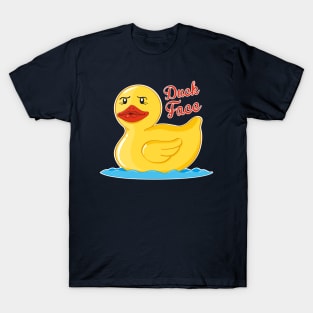 Duck face with a duck T-Shirt